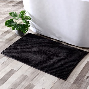 Wholesale Factory Supply 100% Microfiber Super Soft Chenille Bath Mat