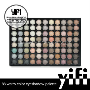 Wholesale Natural Matte Warm Color Eye Shadow with mirror and applicator