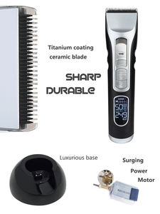 Wholesaler rechargeable  electric hair trimmer or barber machines with digital display