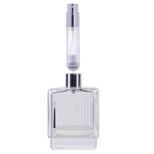 5ml ABS Shell 6 Stock Color Bottom-fill Refillable Perfume Atomizer with PP Inner Bottle