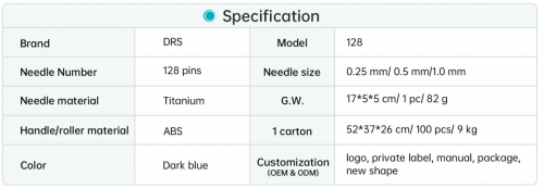 Derma Roller In Stock Microneedle Derma Roller DRS128 derma roller skin
