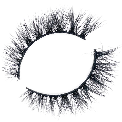 Mink Eyelashes Fluffy Natural 100% hand-made 3D mink lashes wholesale