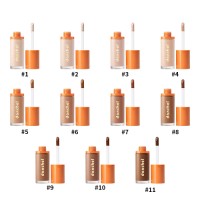 Matte Concealer Liquid Foundation 2-in-1 Foundation and Concealer Evens Out Skin Tone Long-lasting Foundation