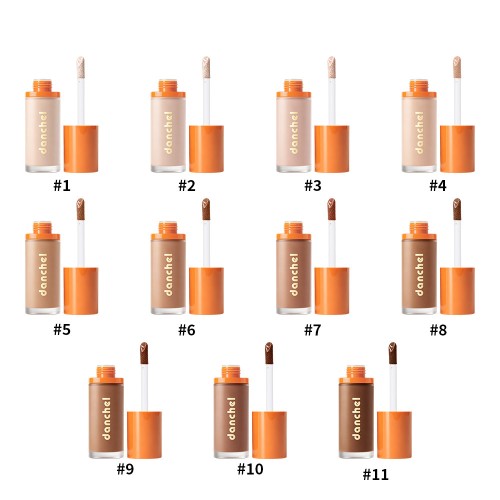 Matte Concealer Liquid Foundation 2-in-1 Foundation and Concealer Evens Out Skin Tone Long-lasting Foundation