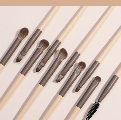Premium Foundation Blending Blush Concealer Eye Cosmetic Makeup Brush Set