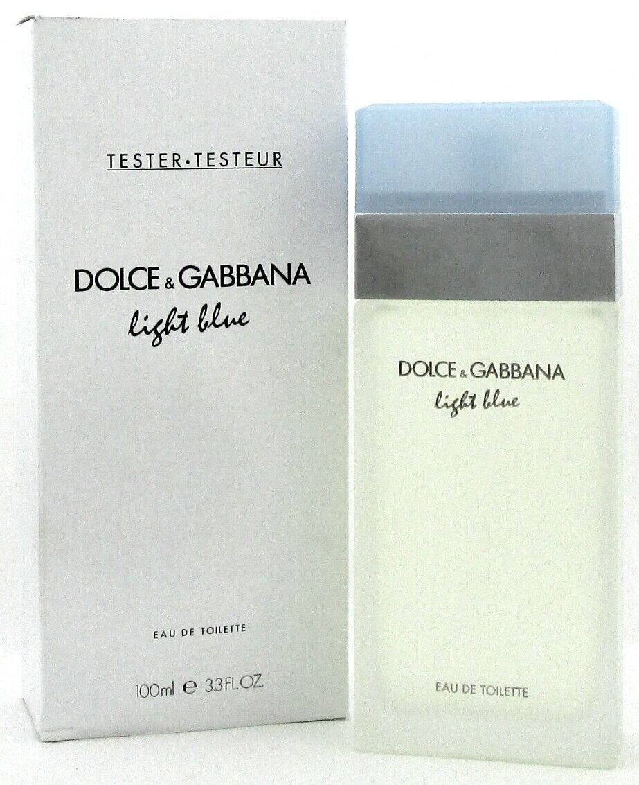 DOLCE GABBANA LIGHT BLUE 3.3 oz D&G WOMEN PERFUME EDT 100ML 3.4 NEW IN BOX W CAP