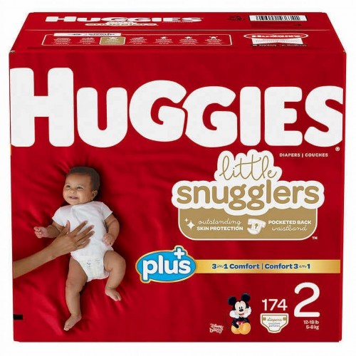 Huggies Newborn Diapers, Little Snugglers, Size 1 up to 10 lbs, 144  Count