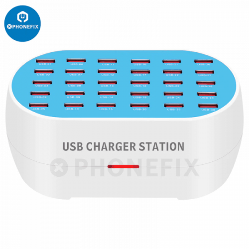 30 Port USB Smart Fast Charging Station