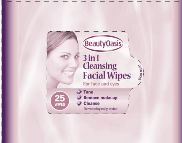 3 IN 1  cleansing facial wipes