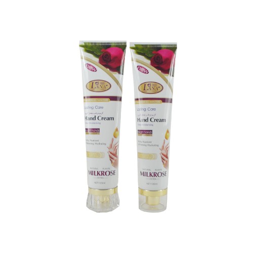 High Quantity 120g PE Plastic Hand Cream Tube With Acrylic Cover