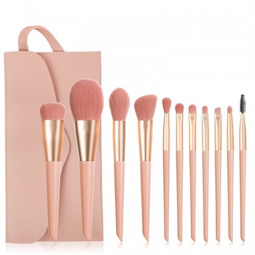 Premium Foundation Blending Blush Concealer Eye Cosmetic Makeup Brush Set