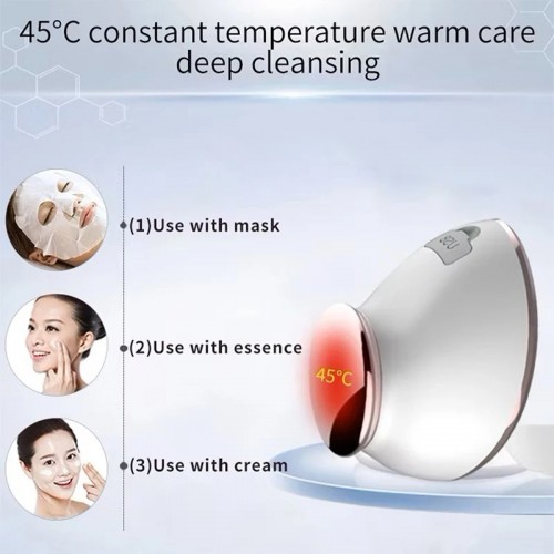 2in1 High Frequency Face Pore Cleansing Mini Electric Machine Facial Lifting Handheld Skincare Brush Electric Import Massager