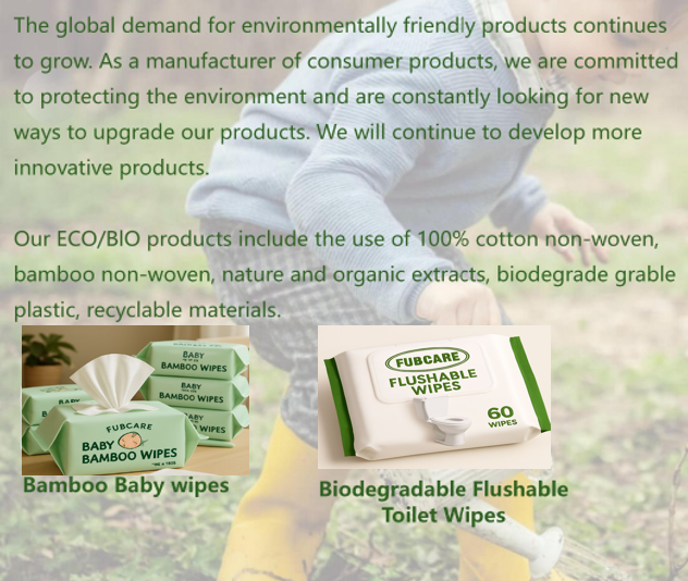 flushable bamboo wet wipes