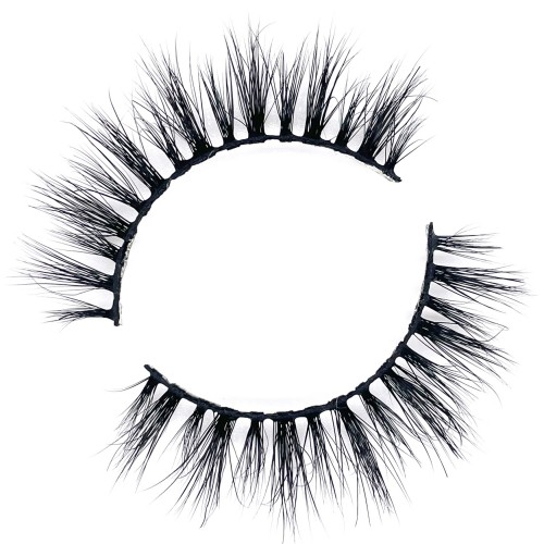 Mink Eyelashes Fluffy Natural 100% hand-made 3D mink lashes wholesale