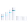 Customizable Eco-friendly Cosmetic Packaging Cream Jar With Replaceable Inner Liner 30-50G Emulsion Vacuum Pump Bottle