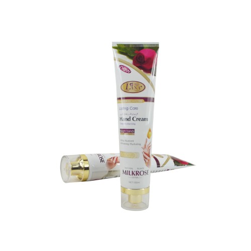 High Quantity 120g PE Plastic Hand Cream Tube With Acrylic Cover