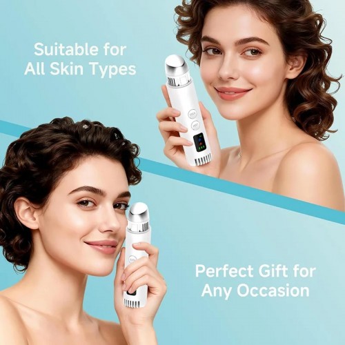 2Pcs Hot & Cold Beauty Instrument Facial Lifting Household Skin Care Beauty Device