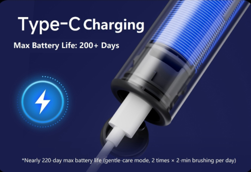Infly T40 sonic vibration toothbrush