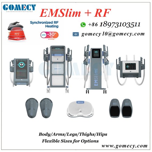 EMSlim 4 Handles RF Hi-EMT Muscle Stimulation Belly line Rebuilding Device