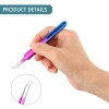 Blackhead Removal Tweezer Acne Blemish Stainless Steel Blemish Extractor Tool Acne Whitehead Pimple Bend Curved Tweezer (Multi)