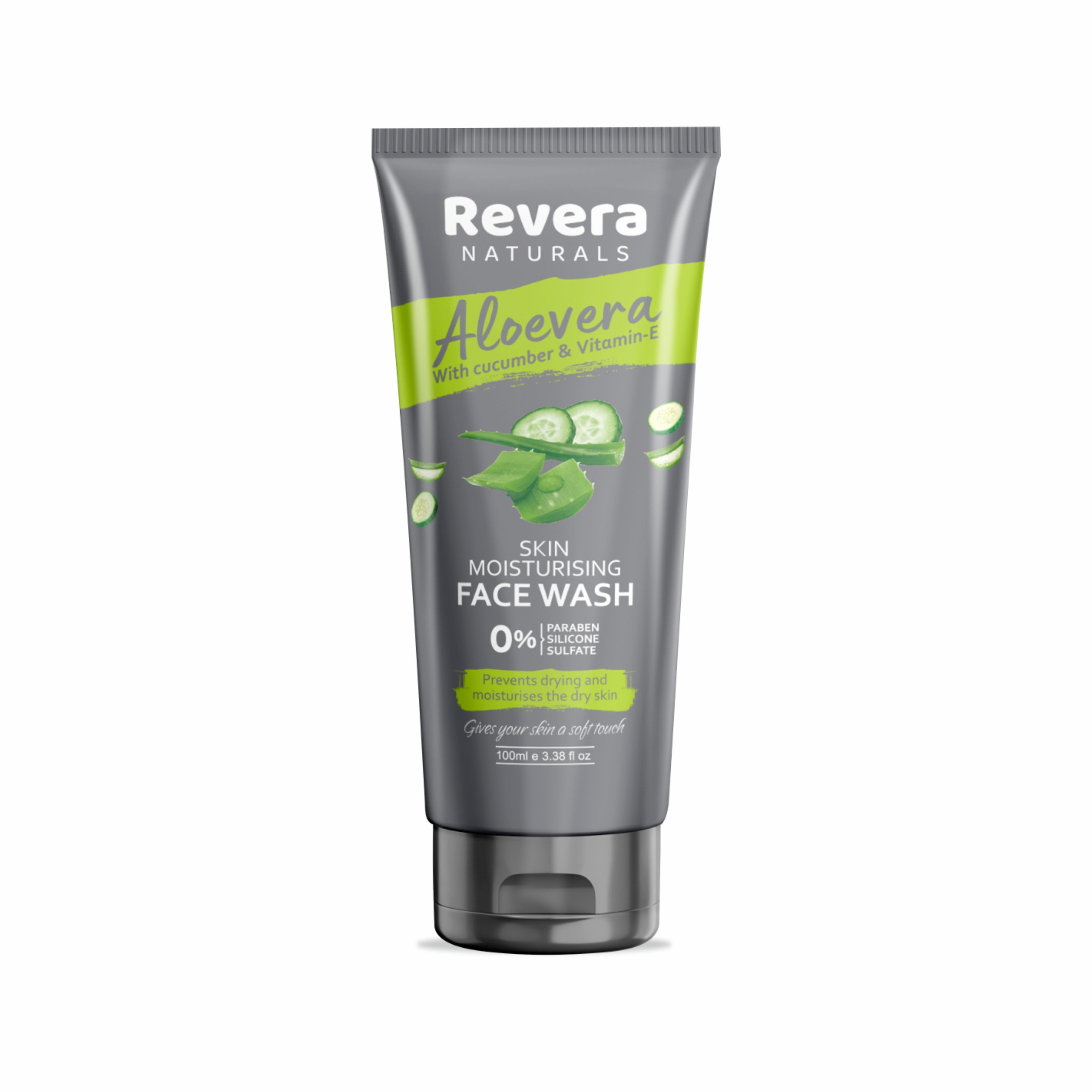 Revera Naturals Aloevera with Cucumber & Vitamin-E Face Wash