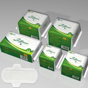 100% Biodegradable panty liners with bamboo fiber sanitary napkin pads