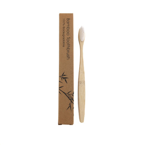 100% Natural Biodegradable Organic Custom Logo Toothbrush Colorful Reusable Bamboo Toothbrush