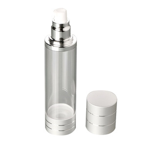 15ml 30ml 50ml 100ml matte silver aluminum airless pump bottle airless spray bottle