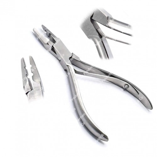 2 Holes Mini Plier For Micro Nano Ring Hair Extensions opener and Removal Tool