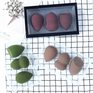 2019 Best selling wholesale gourd shape latex free new  beauty makeup sponge