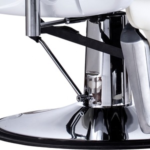 2019 New Arrival Fashionable Style Barber Chair Styling White Synthetic Leather Fiber Reinforced Plastics Beauty Equipment Sale