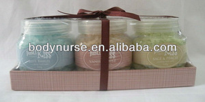 3*100g bath salts set with nice scent