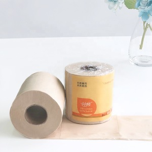 3Ply  Unbleached Sanitary Bamboo Pulp Toilet Paper Roll toilet tissue paper With Cheap Price