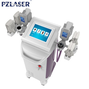 4 treatment handles Cryo + RF + Cavitation fat freezing lipo laser machine for sale