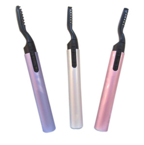 5.5 inch plastic aluminum electric hot eyelashes makeup tools heated eyelash curler for eyelash care