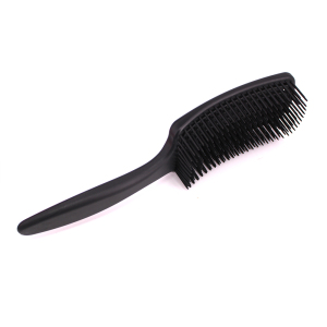 Amazon hot sale plastic detangler hair brush custom logo salon flexible hair brush detangling