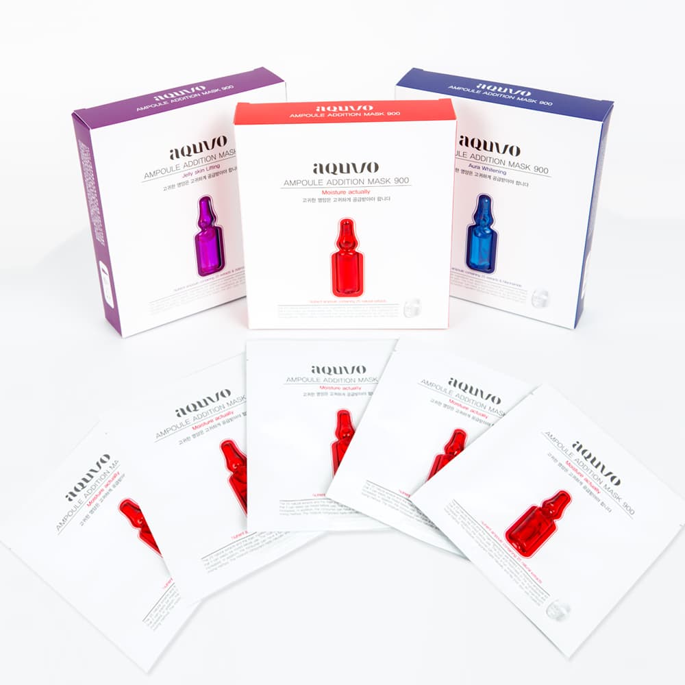  AQUVO AMPOULE MASK 900 (MOISTURIZING,WHITENING,LIFTING)