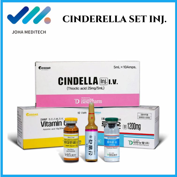 CINDERELLA WHITENING SET INJ