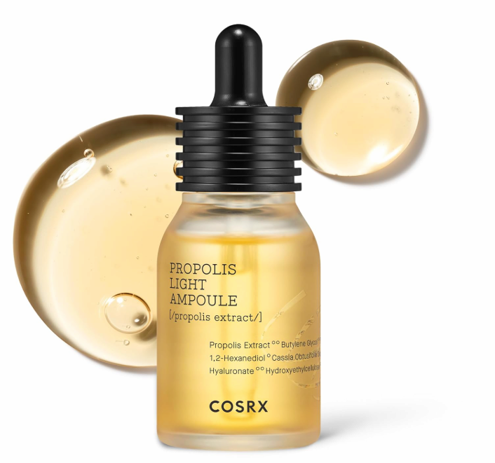COSRX Propolis Ampoule, Glow Boosting Serum for Face with 73.5% Propolis Extract, 1.01fl.oz/30ml