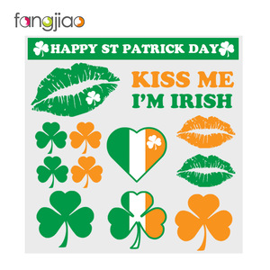 Customized Shamrock Tattoo Sticker for St. Patricks Day