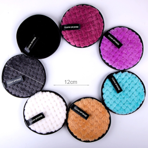 Customized Super Soft Reusable Makeup Remover Microfiber Face Pad