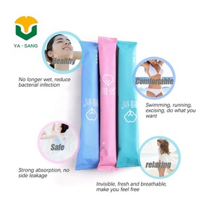 Disposable tampons with plastic applicator Super Natural Cotton Tampons