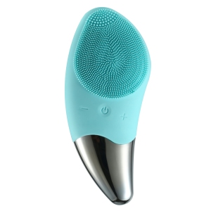 electric mini private label smart sonic silicone ultrasonic face brush facial cleansing brush massager device with case