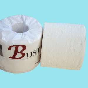 Flushable Ultra Soft Paper Roll Tissue Private Label Embossed Toilet Paper Made In China