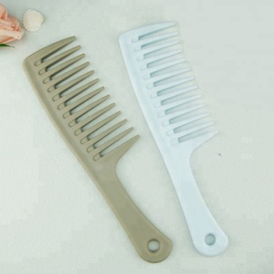 Free Sample Wholesale Two Colors Big Plastic Hair Comb