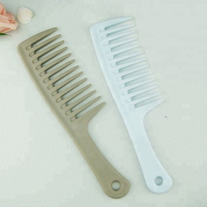 Free Sample Wholesale Two Colors Big Plastic Hair Comb