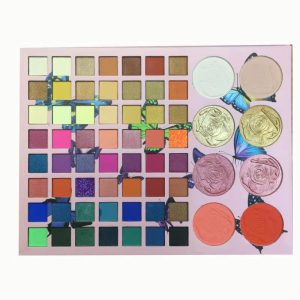 Full Face Makeup Pallet Pigmented Eyeshadow Blush Palette