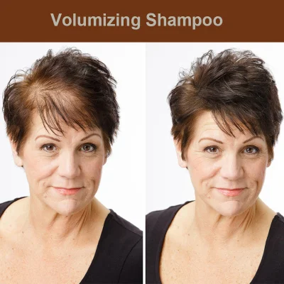 Ginseng Herbal Natural Promote Hair Growth Instant Black Hair Shampoo