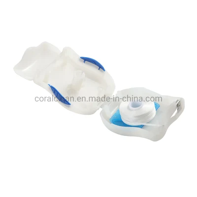 High Quality 50 M Waxed Nylon Floss with Mint Flavor Dental Floss