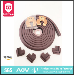 High quality brown set glass table corner/edge protector/baby care products